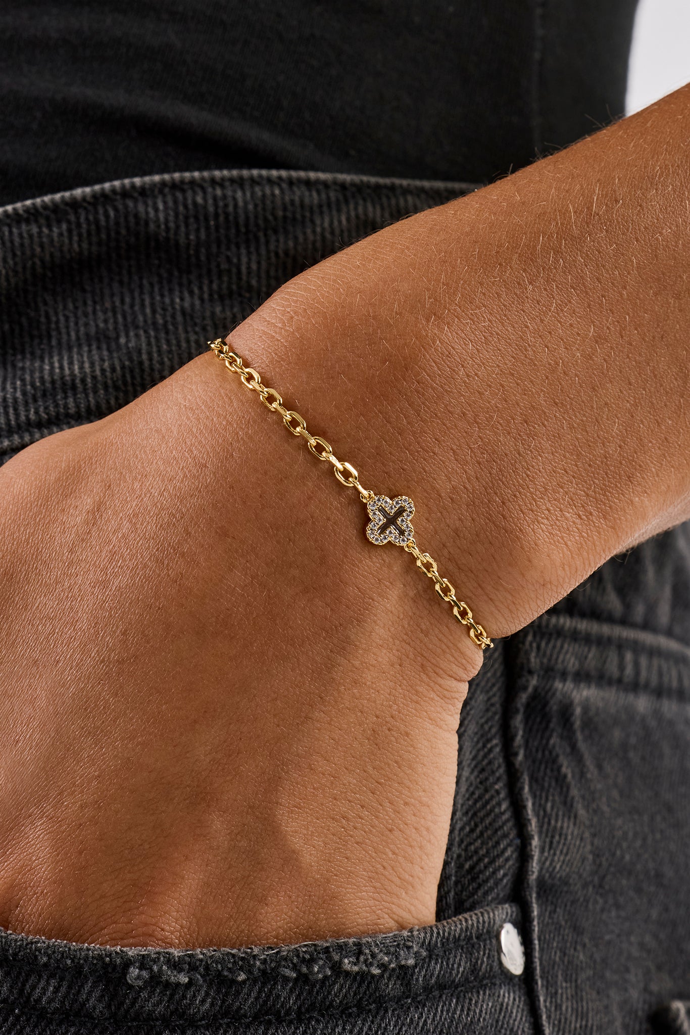 Chocolate Motif Bracelet - 8mm